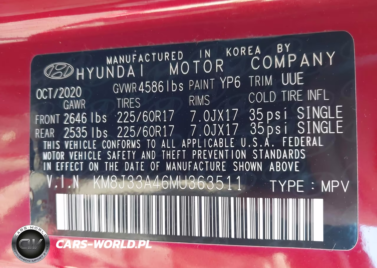 2021 Hyundai Tucson Value VIN:KM8J33A46MU363511 - 9