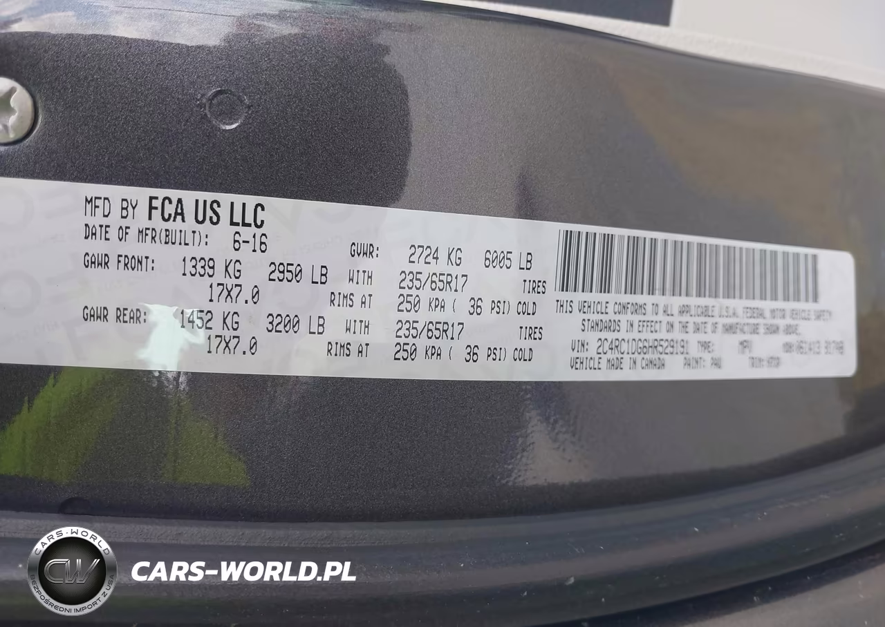 2017 Chrysler Pacifica Touring VIN:2C4RC1DG6HR529191 - 9