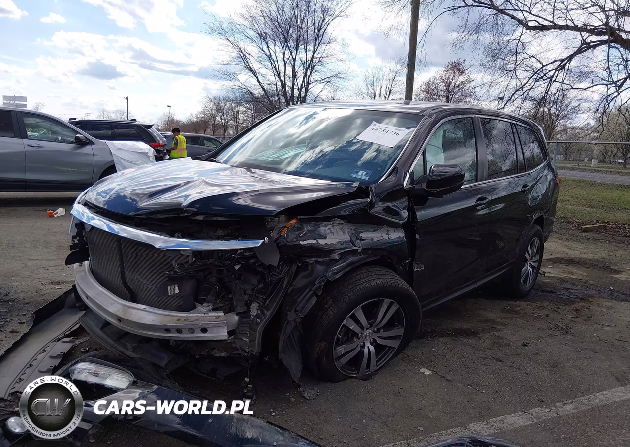 2017 Honda Pilot Ex VIN:5FNYF6H39HB031926 - 2