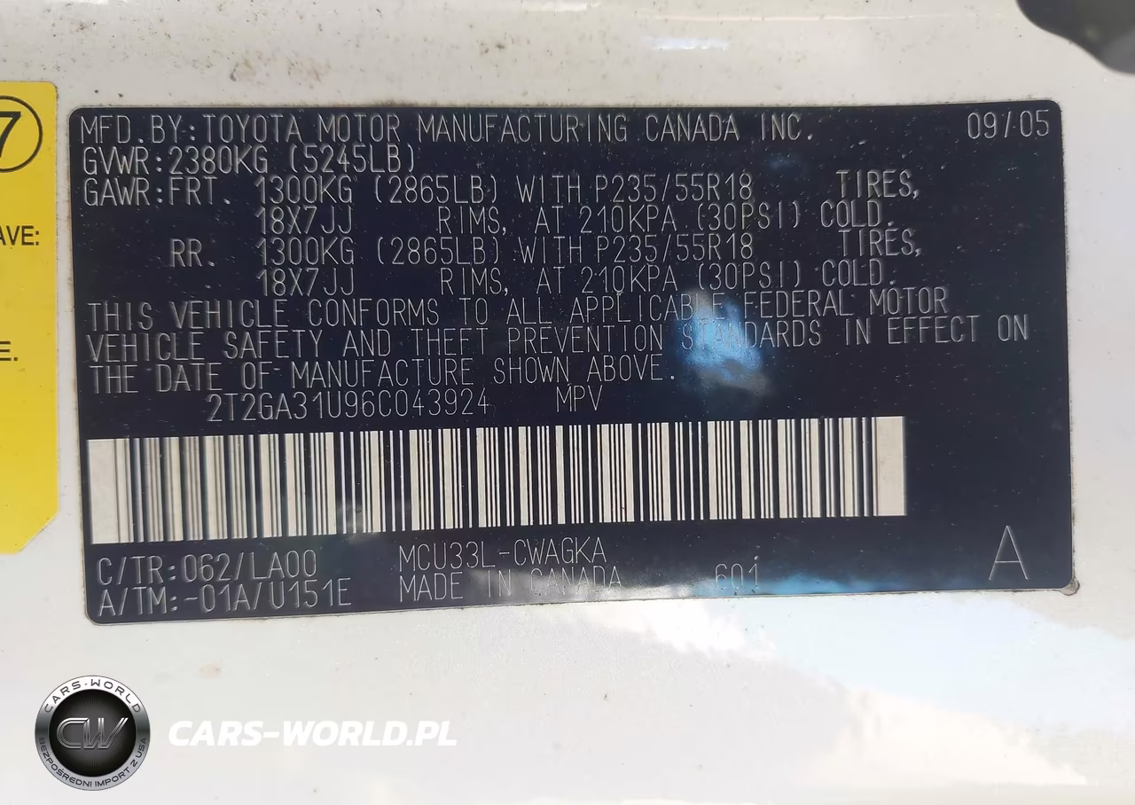 2006 Lexus Rx 330 VIN:2T2GA31U96C043924 - 9