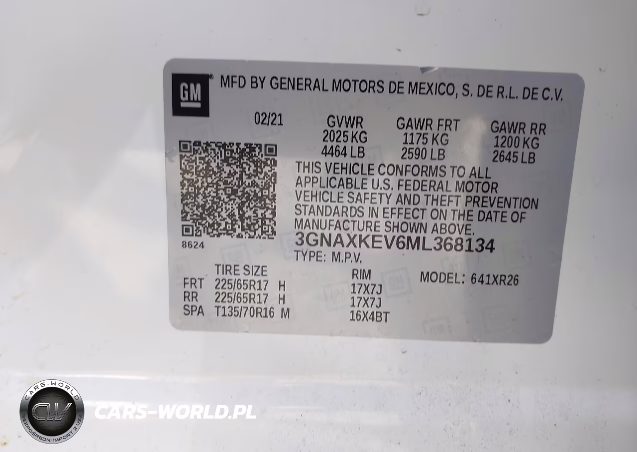 2021 Chevrolet Equinox Fwd Lt VIN:3GNAXKEV6ML368134 - 9
