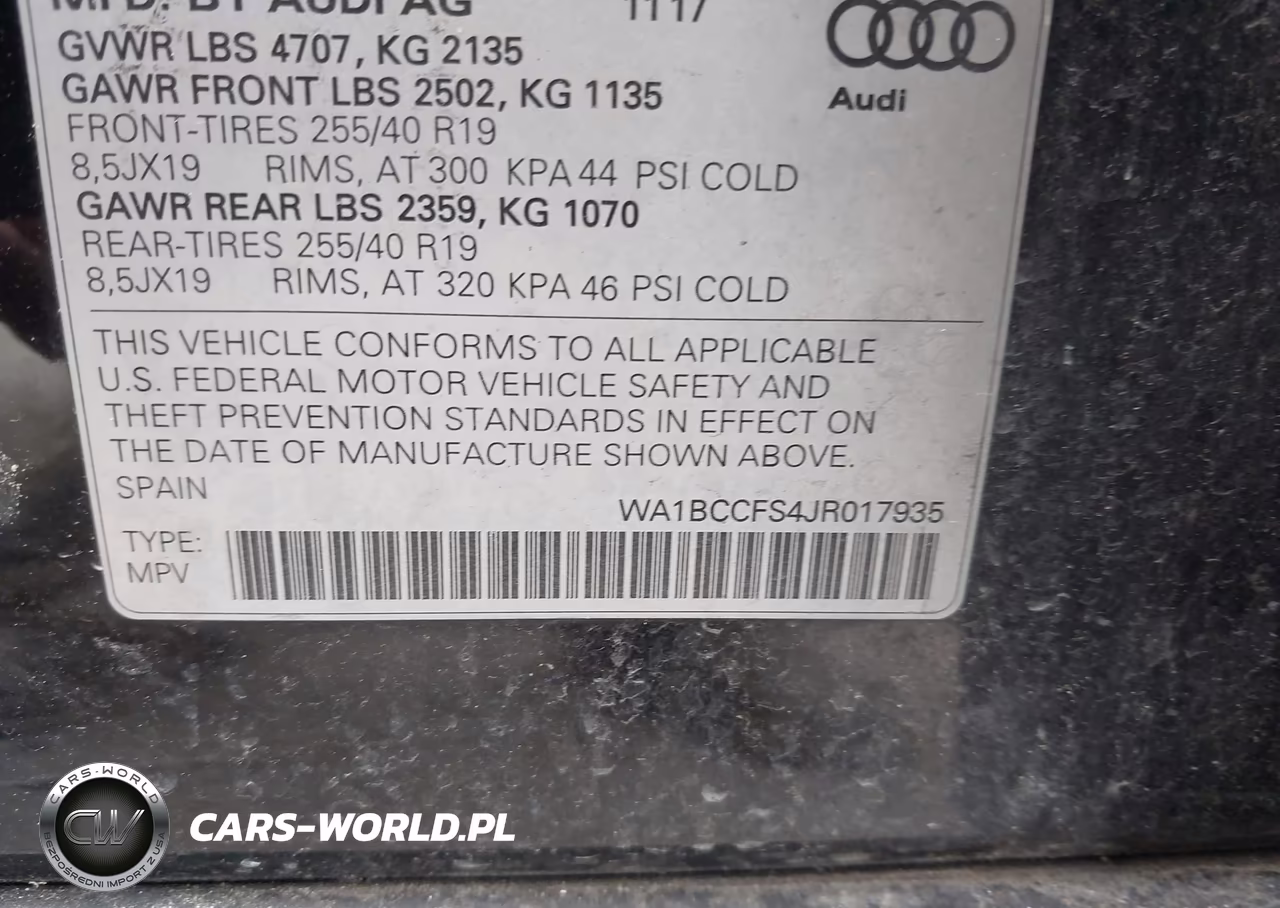 2018 Audi Q3 2.0T Premium VIN:WA1BCCFS4JR017935 - 9