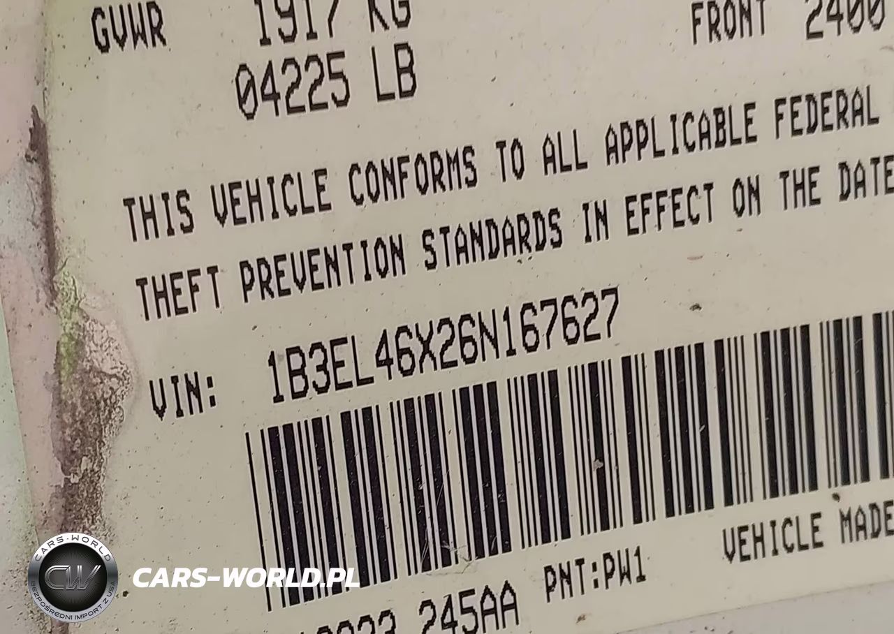2006 Dodge Stratus Sxt VIN:1B3EL46X26N167627 - 9