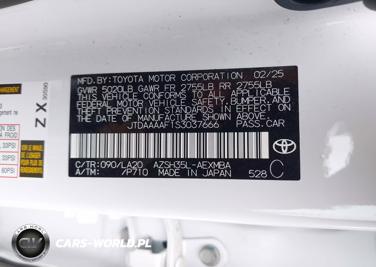 2025 Toyota Crown Limited VIN:JTDAAAAF1S3037666 - 9