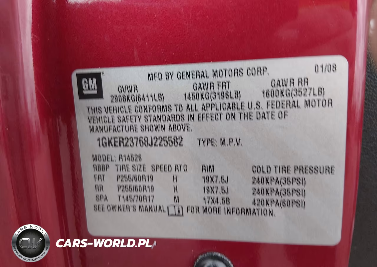 2008 GMC Acadia Slt-1 VIN:1GKER23768J225582 - 9