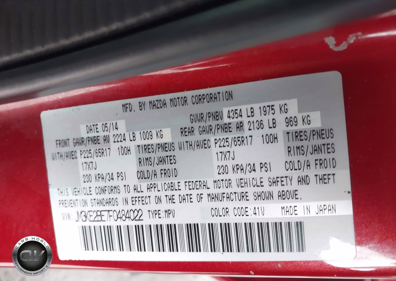 2015 Mazda Cx-5 Sport VIN:JM3KE2BE7F0484022 - 9