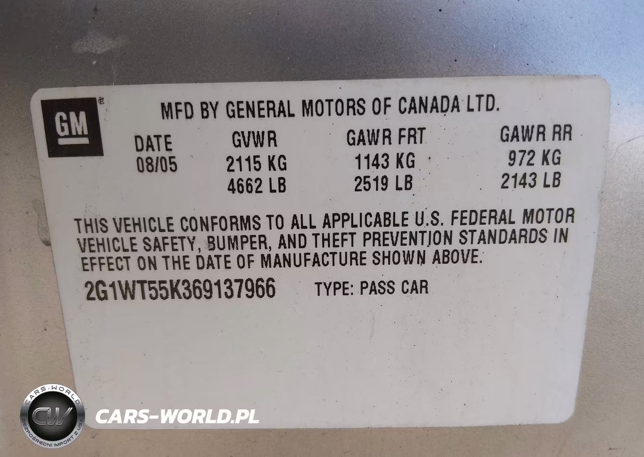 2006 Chevrolet Impala Lt VIN:2G1WT55K369137966 - 9