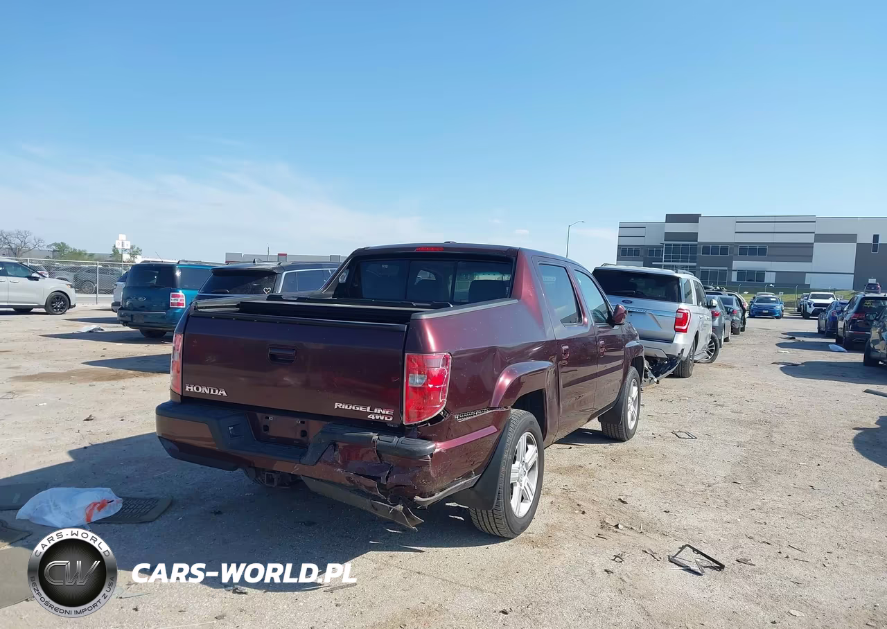 2009 Honda Ridgeline Rtl VIN:2HJYK16569H503042 - 4