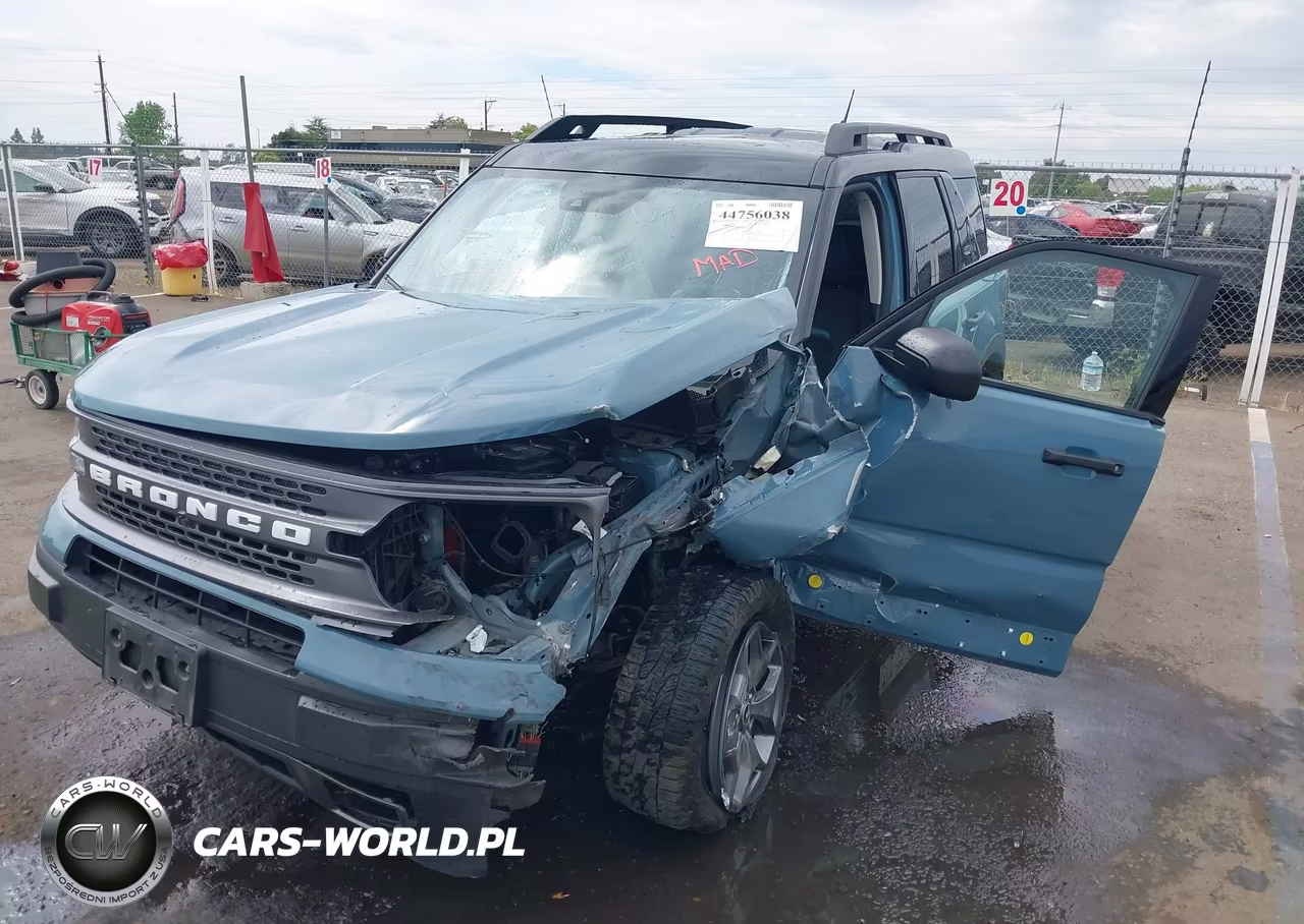 2022 Ford Bronco Sport Badlands VIN:3FMCR9D94NRE22999 - 2