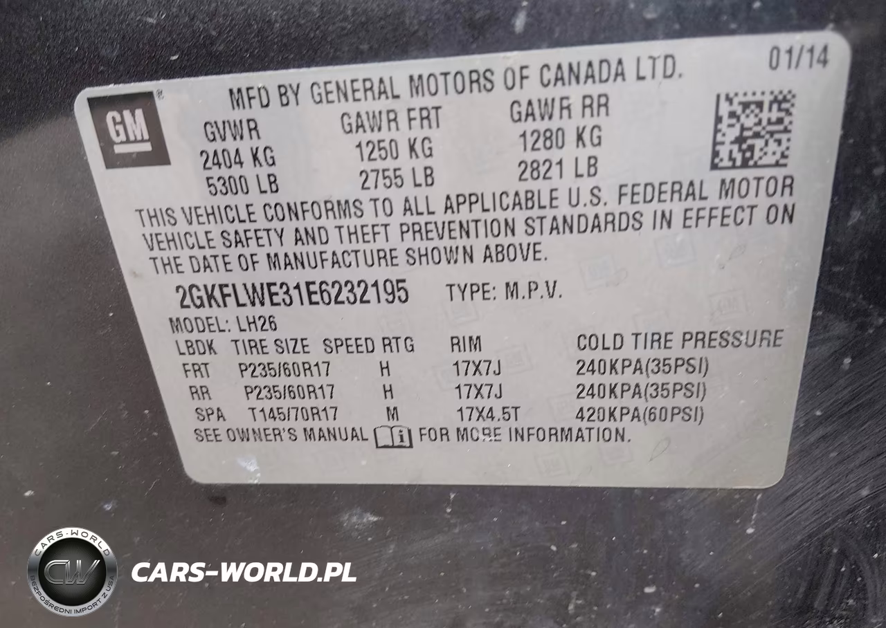 2014 GMC Terrain Sle-2 VIN:2GKFLWE31E6232195 - 9