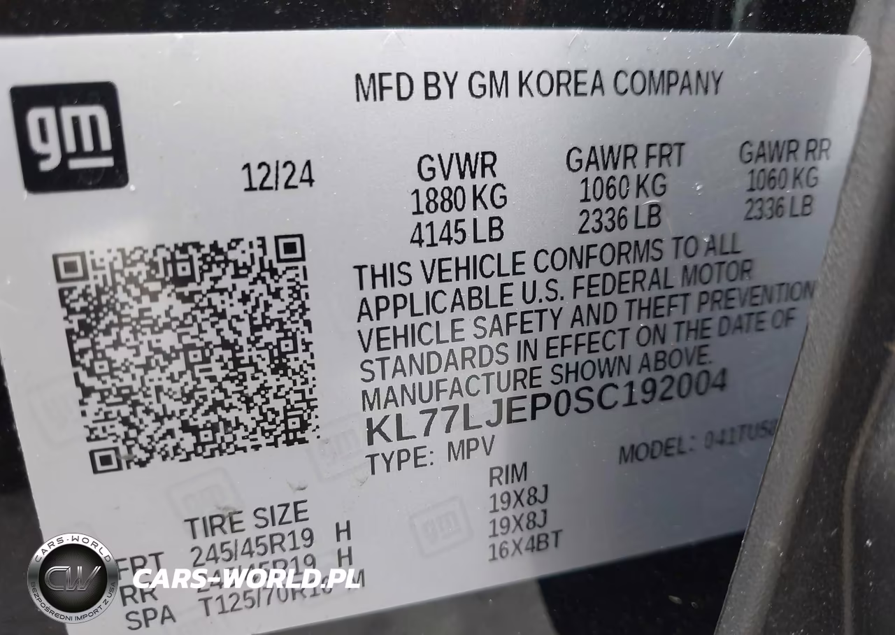 2025 Chevrolet Trax Fwd 2Rs VIN:KL77LJEP0SC192004 - 9