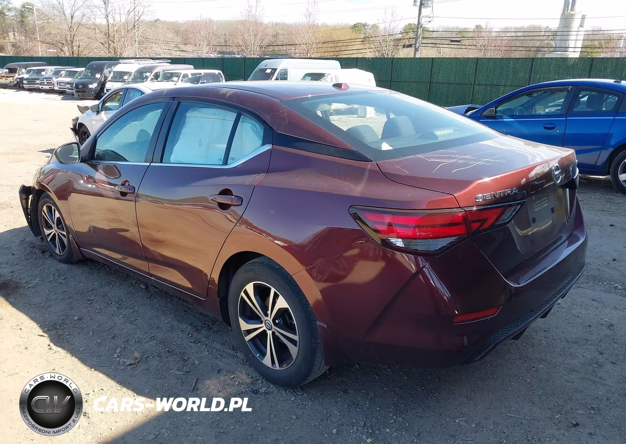 2022 Nissan Sentra Sv Xtronic Cvt VIN:3N1AB8CV3NY209429 - 3