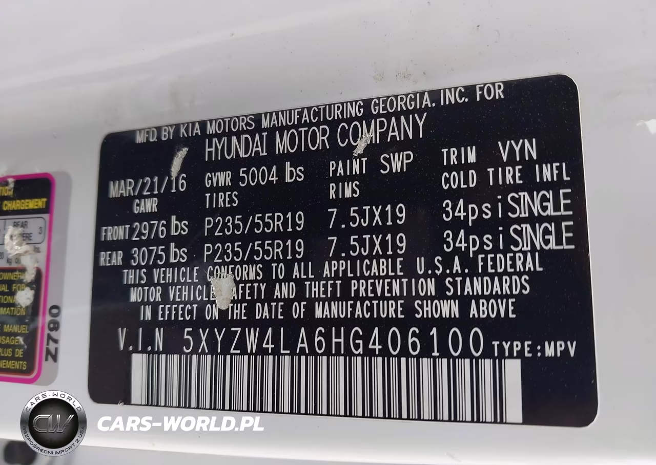 2017 Hyundai Santa Fe Sport 2.0T Ultimate VIN:5XYZW4LA6HG406100 - 9