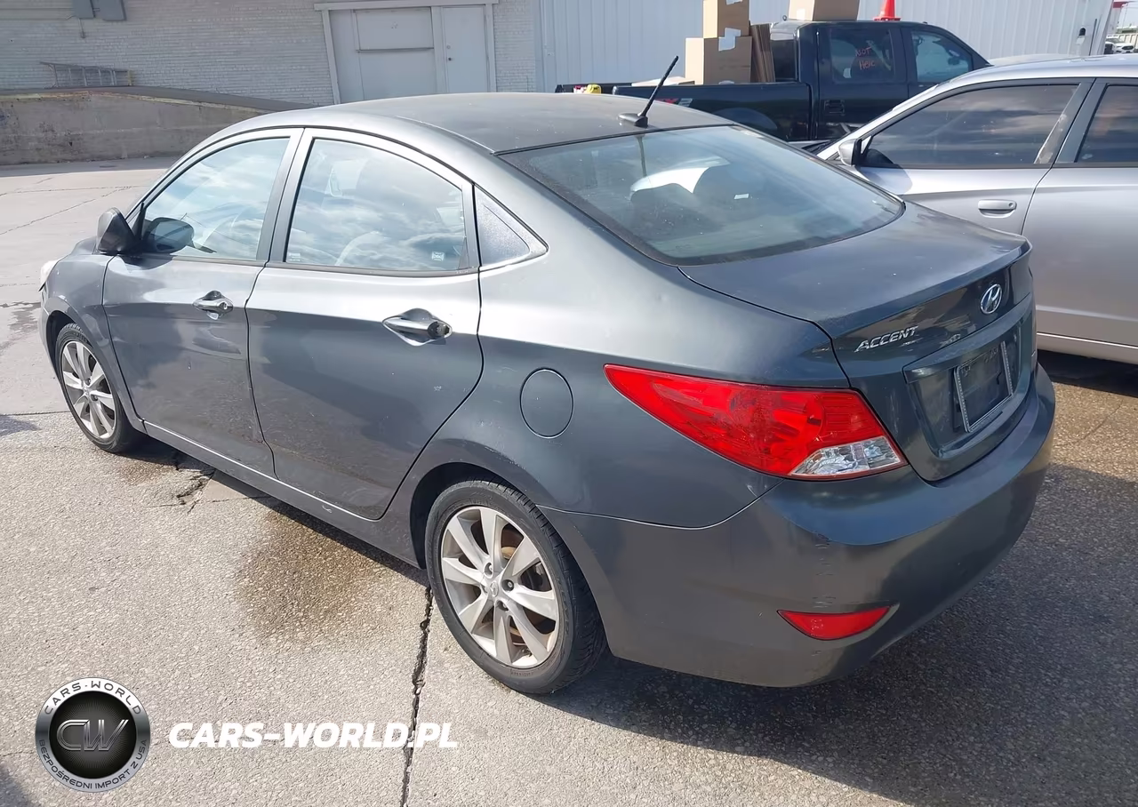 2012 Hyundai Accent Gls VIN:KMHCU4AE9CU078658 - 3