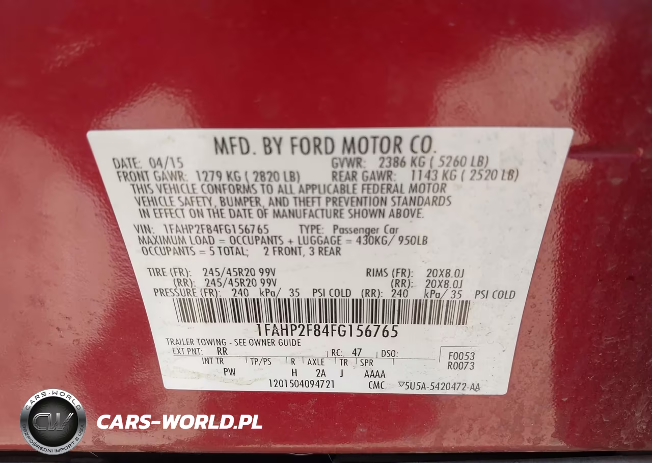 2015 Ford Taurus Limited VIN:1FAHP2F84FG156765 - 9
