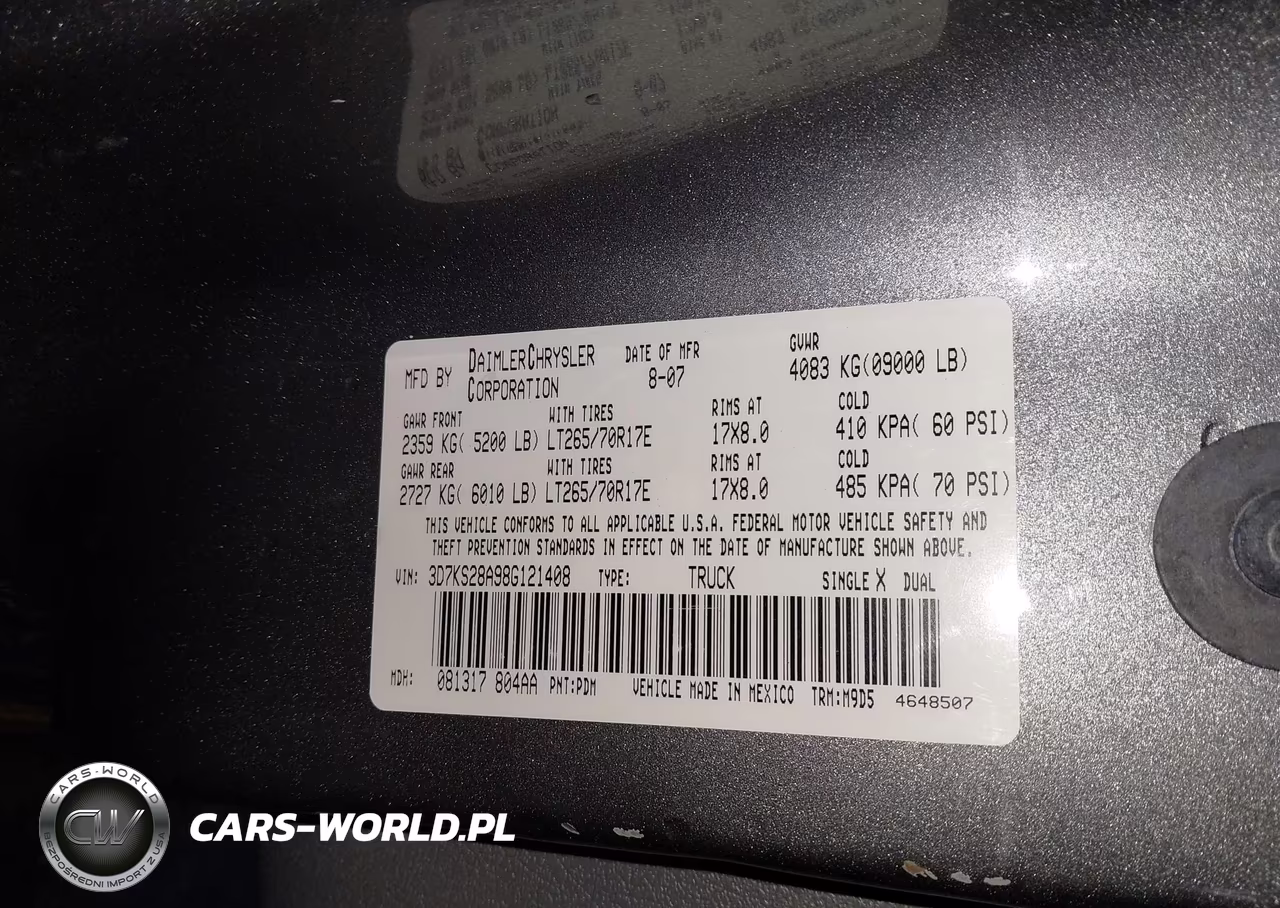 2008 Dodge Ram 2500 Slt-Power Wagon VIN:3D7KS28A98G121408 - 9