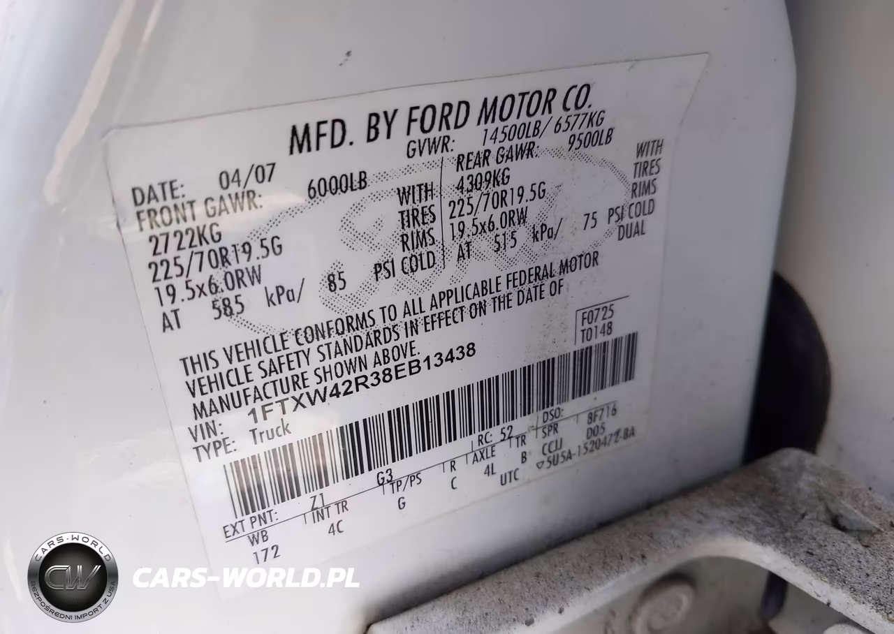 2008 Ford F-450 VIN:1FTXW42R38EB13438 - 9