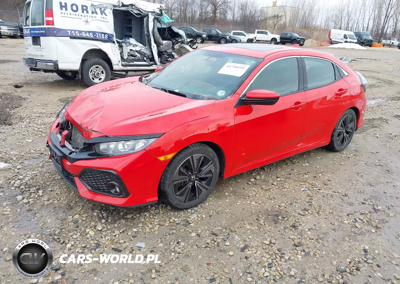 2017 Honda Civic Ex-L VIN:SHHFK7H76HU226439 - 2