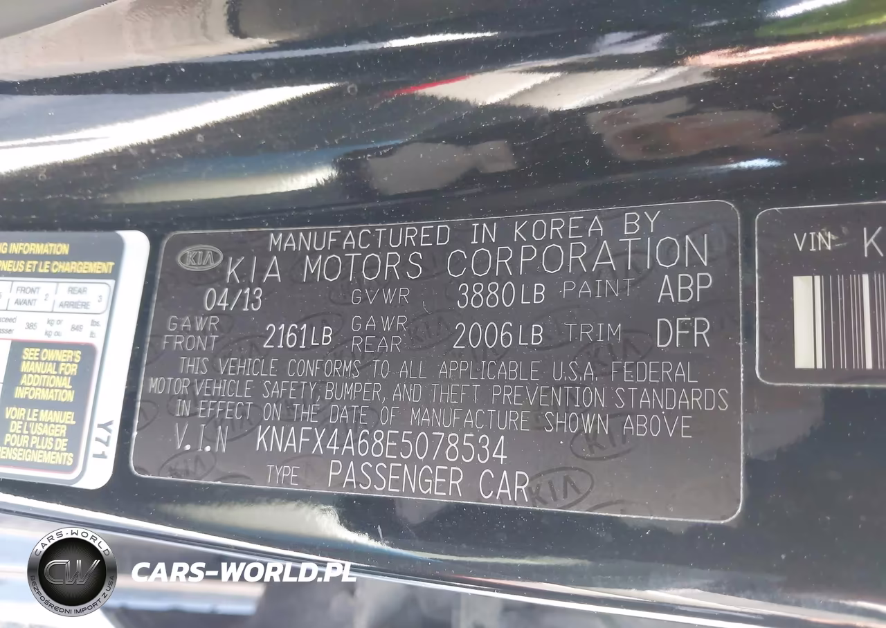 2014 Kia Forte Lx VIN:KNAFX4A68E5078534 - 9