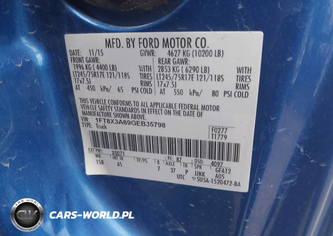 2016 Ford F-350 Xl VIN:1FT8X3A69GEB35798 - 9