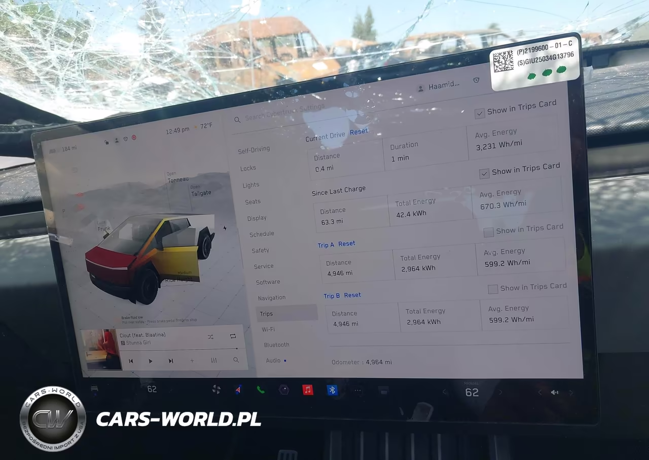 2025 Tesla Cybertruck All-Wheel Drive VIN:7G2CEHED1SA064720 - 7