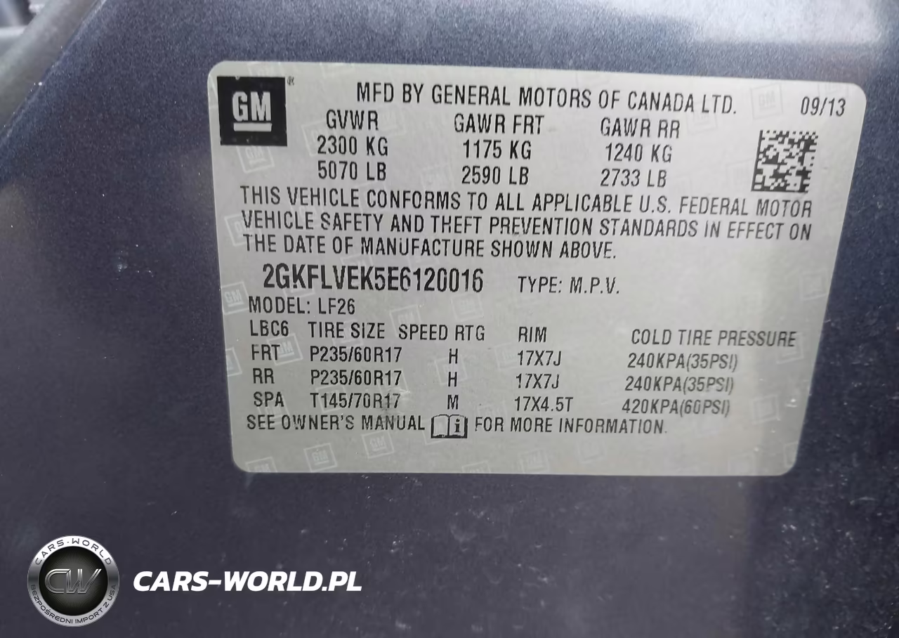 2014 GMC Terrain Sle-1 VIN:2GKFLVEK5E6120016 - 9