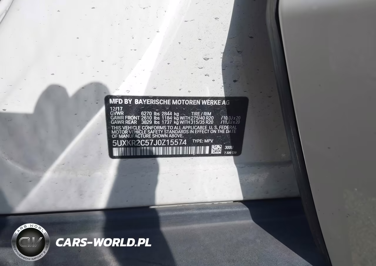 2018 BMW X5 Sdrive35I VIN:5UXKR2C57J0Z15574 - 9