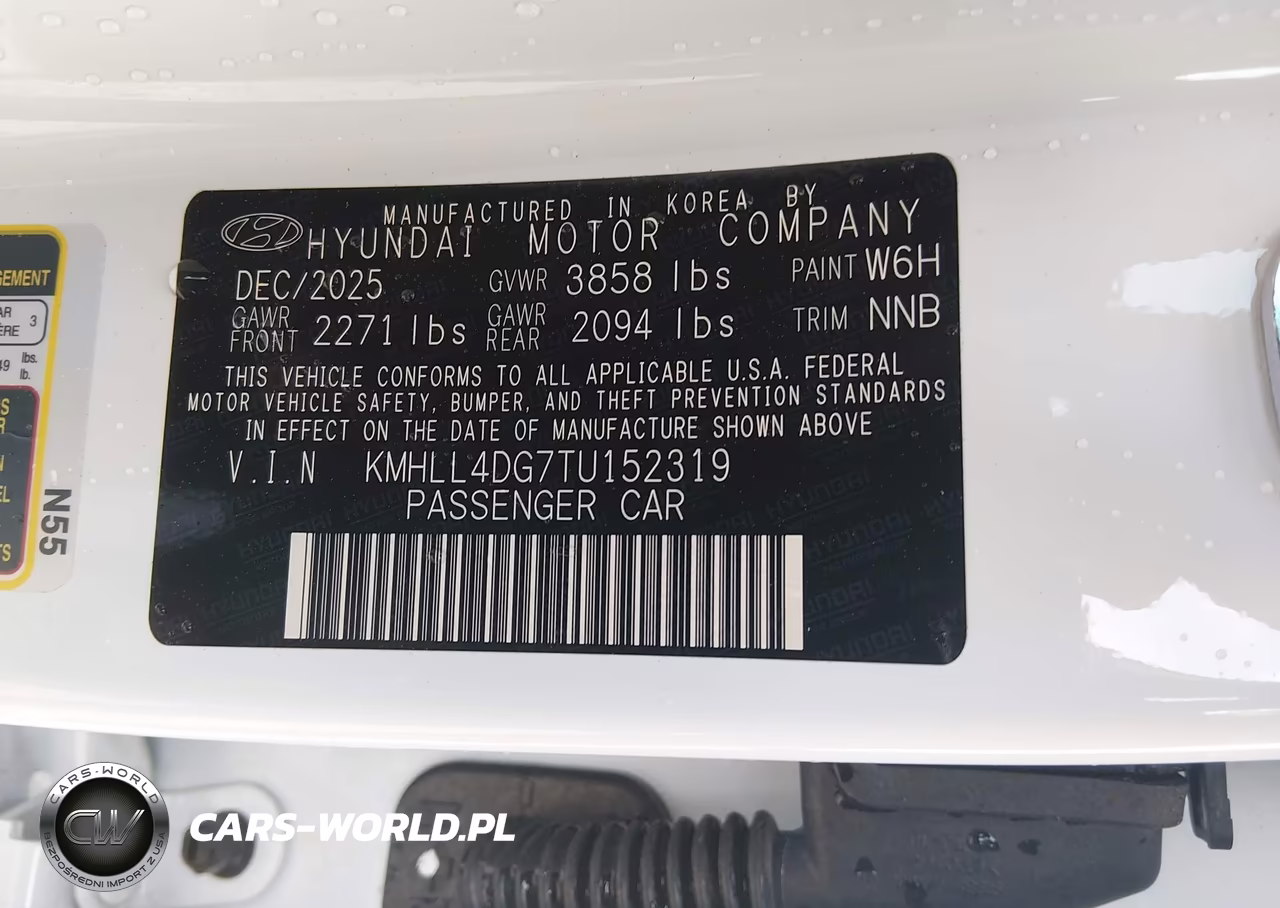 2026 Hyundai Elantra Se VIN:KMHLL4DG7TU152319 - 9