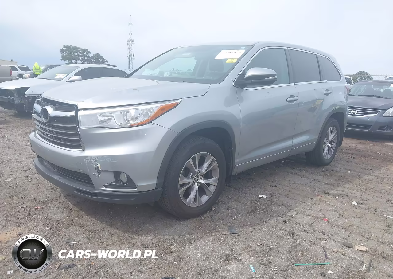 2016 Toyota Highlander Le Plus V6 VIN:5TDBKRFH5GS240236 - 2
