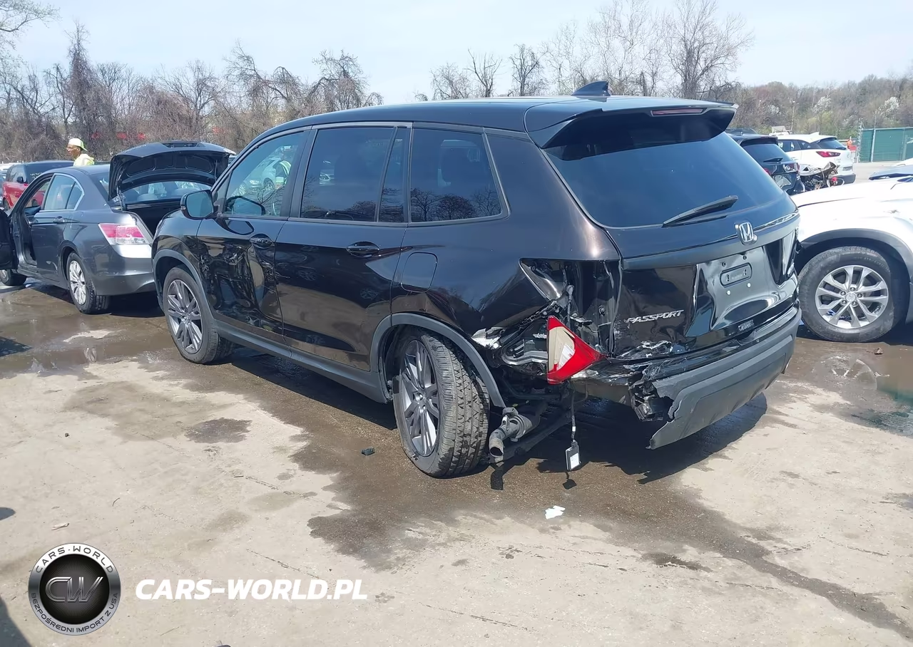 2020 Honda Passport Awd Ex-L VIN:5FNYF8H51LB012194 - 3