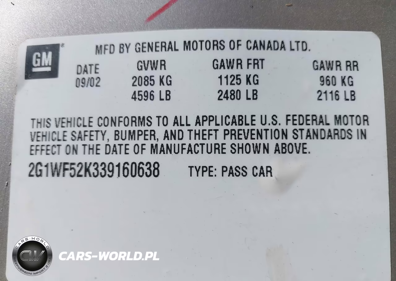 2003 Chevrolet Impala VIN:2G1WF52K339160638 - 9