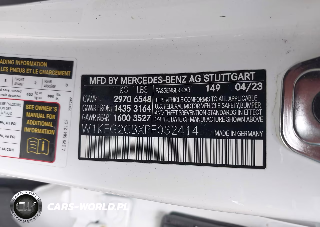 2023 Mercedes-Benz Eqe 500 4Matic+ VIN:W1KEG2CBXPF032414 - 9