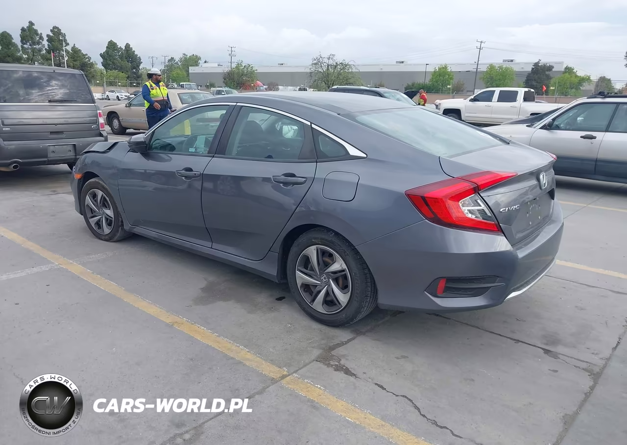 2020 Honda Civic Lx VIN:2HGFC2F6XLH542071 - 3