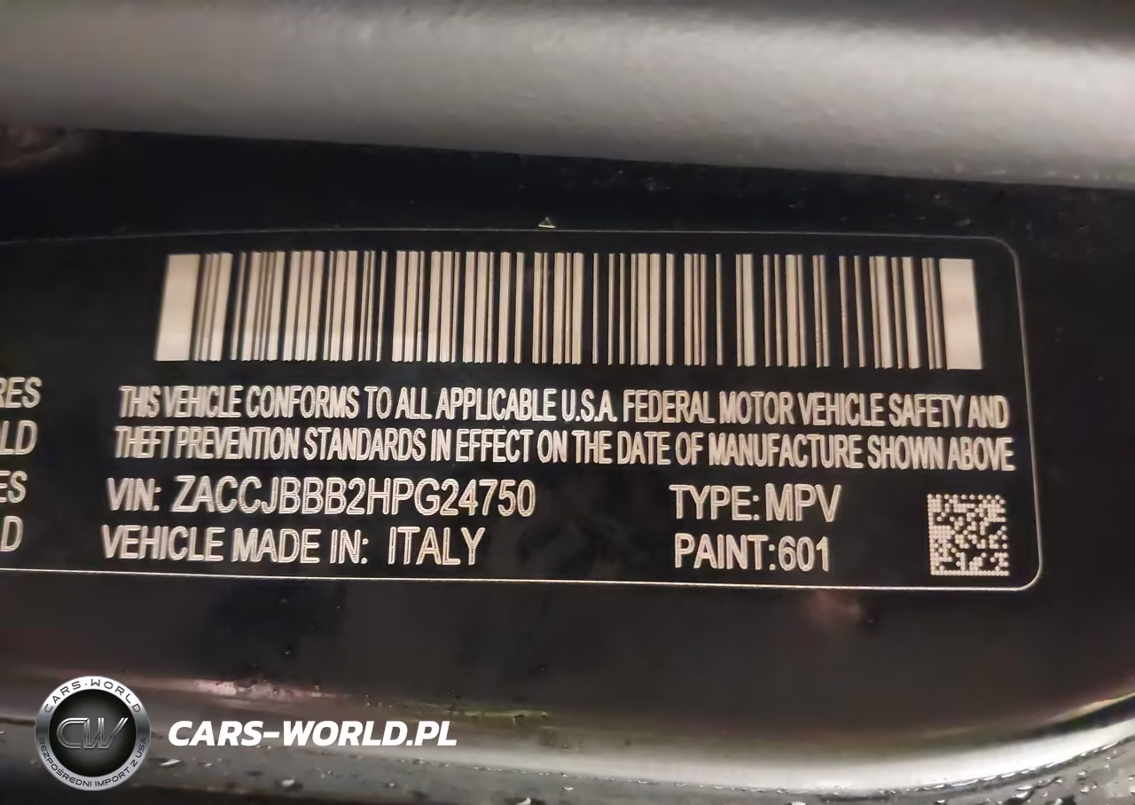 2017 Jeep Renegade Latitude 4X4 VIN:ZACCJBBB2HPG24750 - 9