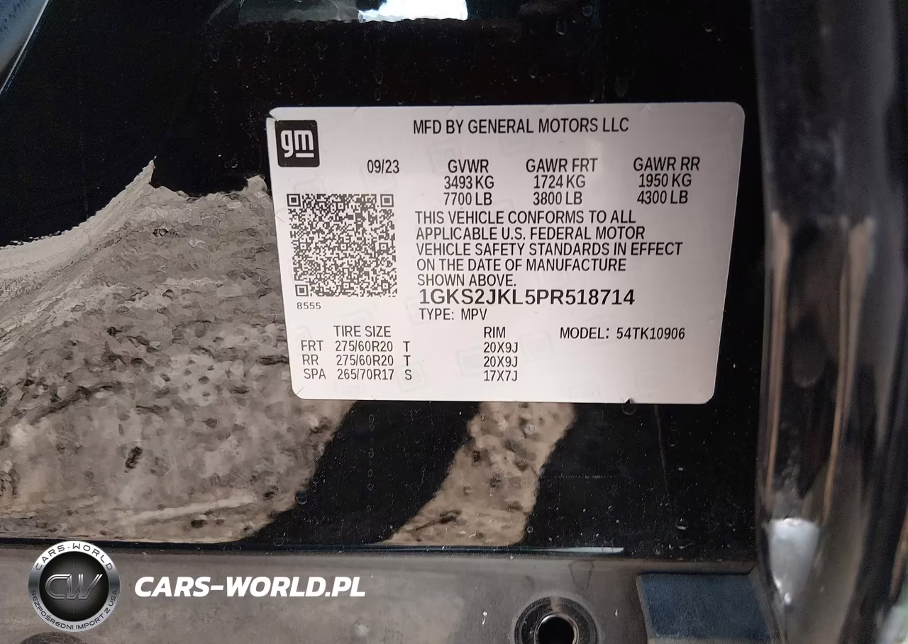 2023 GMC Yukon Xl 4Wd Denali VIN:1GKS2JKL5PR518714 - 9