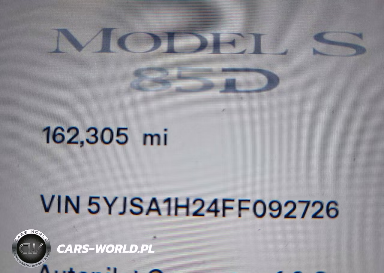 2015 Tesla Model S 70D-85D-P85D VIN:5YJSA1H24FF092726 - 15
