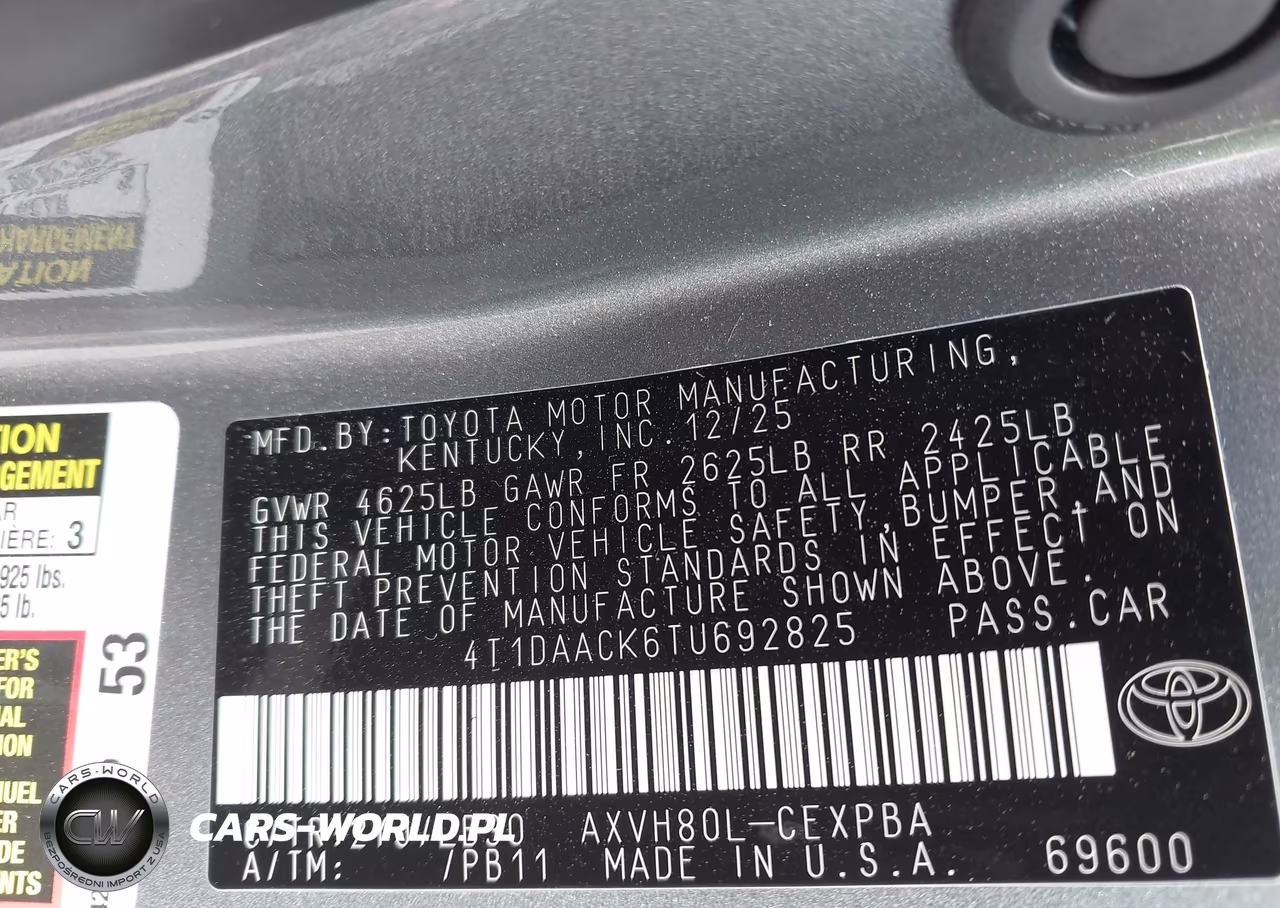 2026 Toyota Camry Xse VIN:4T1DAACK6TU692825 - 9
