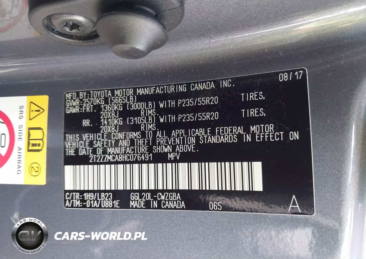 2017 Lexus Rx 350 VIN:2T2ZZMCA8HC076491 - 9