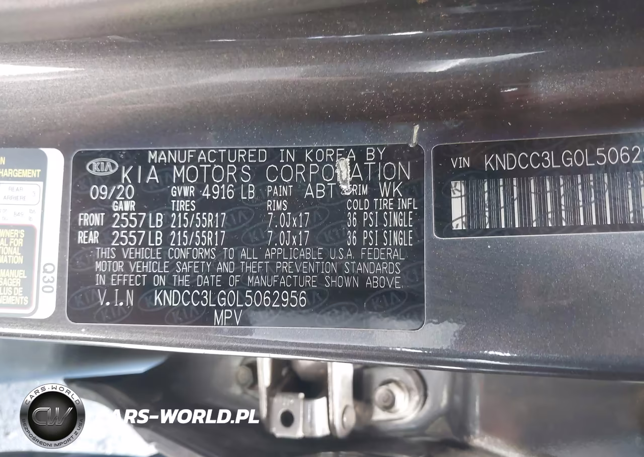 2020 Kia Niro Ev Ex VIN:KNDCC3LG0L5062956 - 9