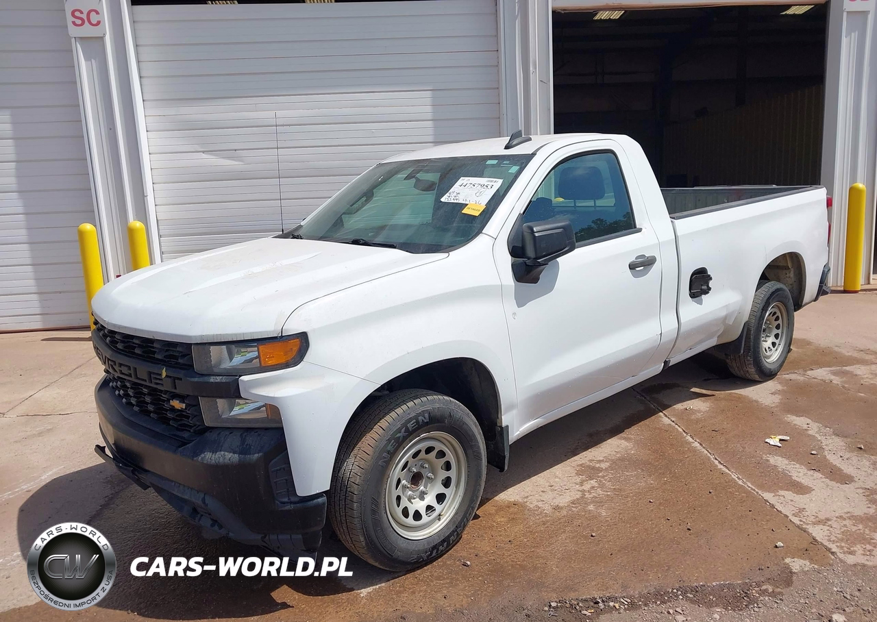 2020 Chevrolet Silverado 1500 2Wd Long Bed Wt VIN:3GCNWAEF2LG121524 - 2
