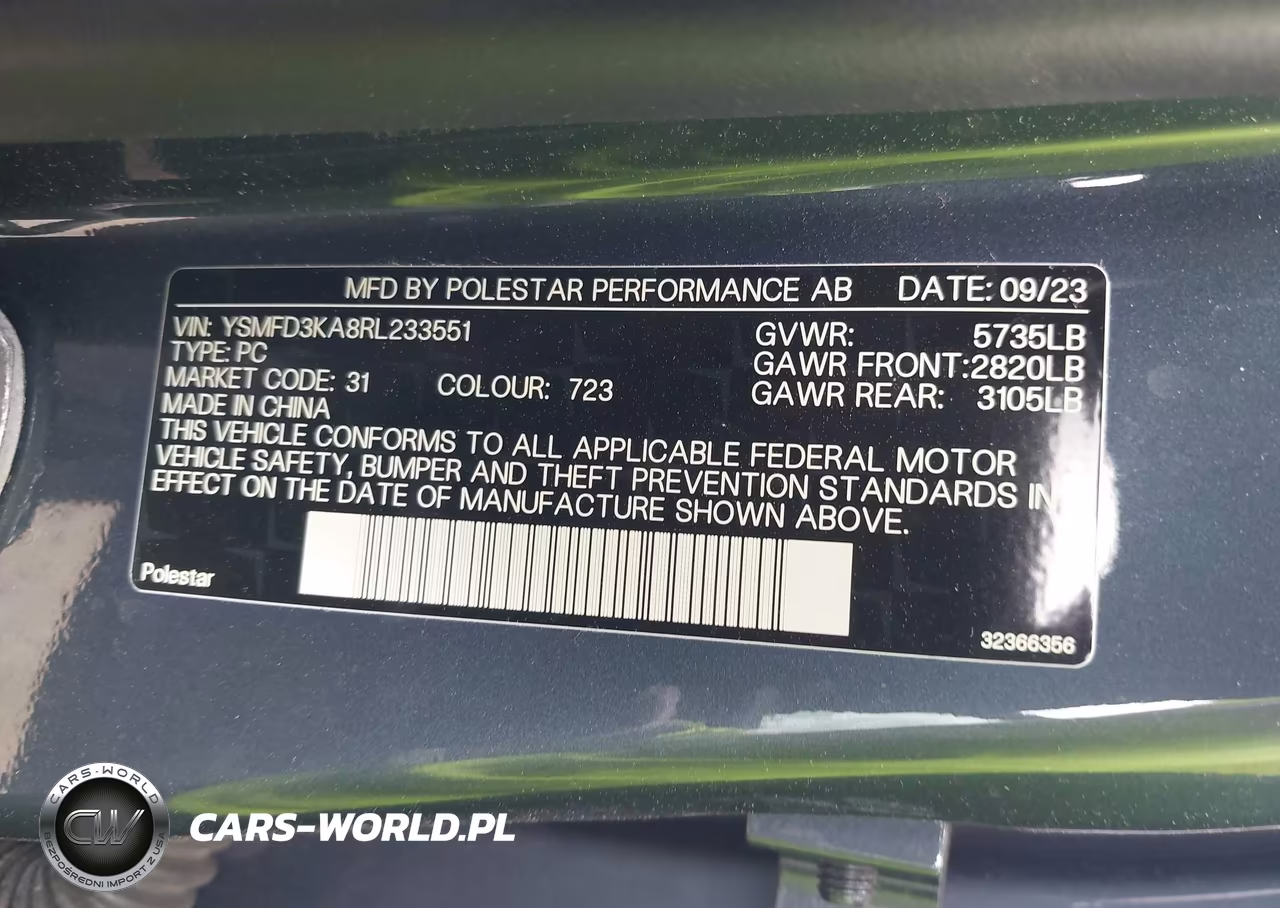 2024 Polestar 2 Long Range Dual Motor-Long Range Dual Motor Plus VIN:YSMFD3KA8RL233551 - 9