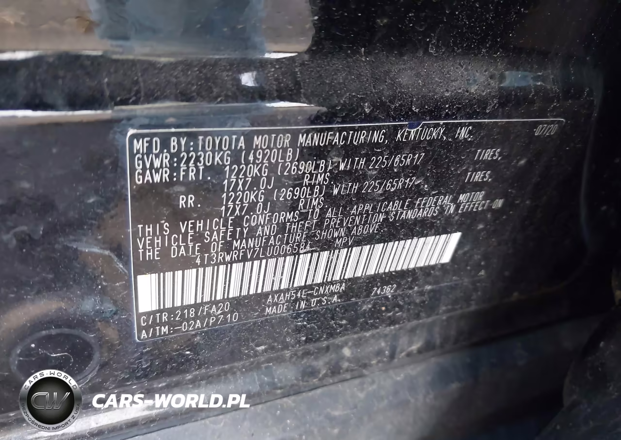 2020 Toyota Rav4 Hybrid Xle VIN:4T3RWRFV7LU006584 - 9
