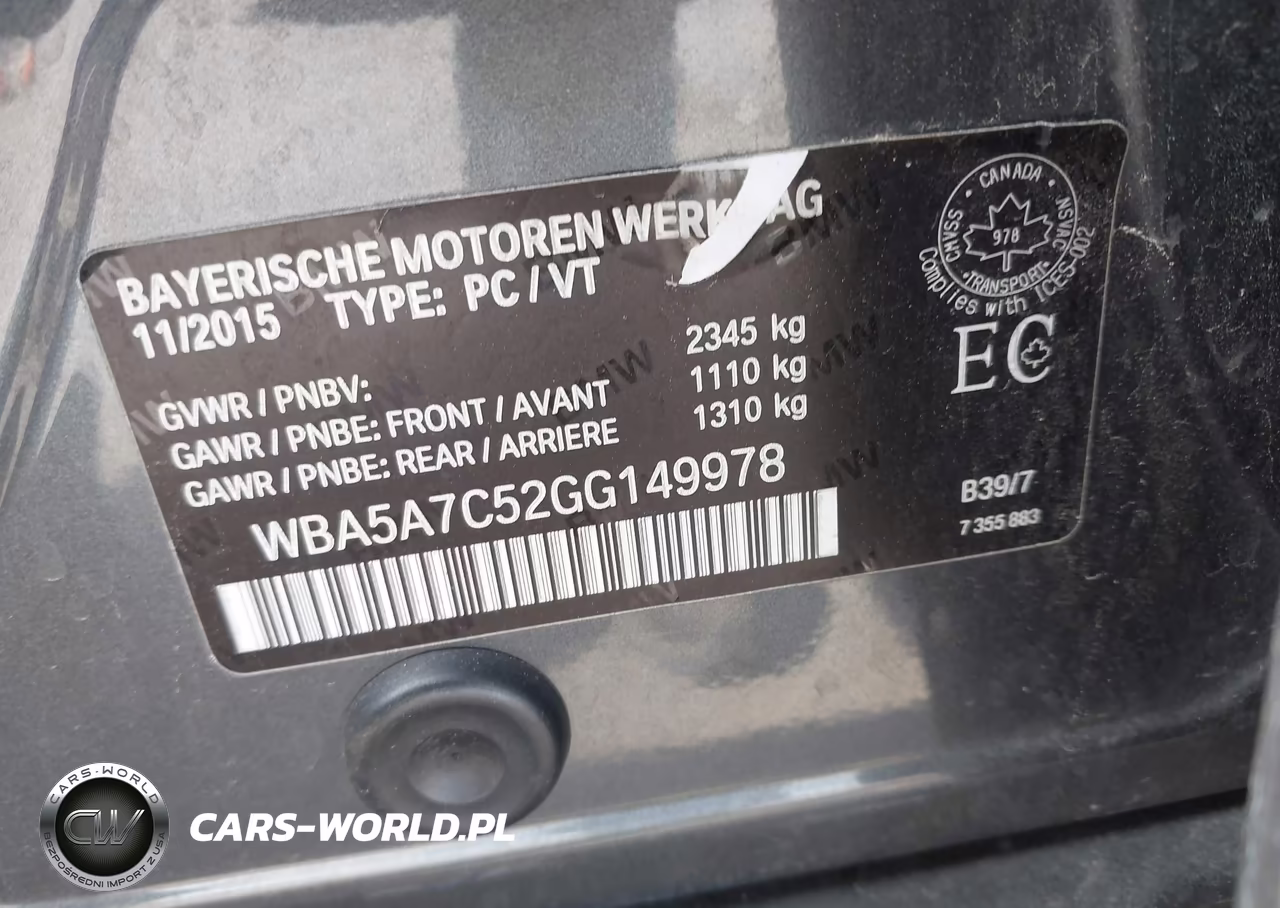 2016 BMW 528I xDrive VIN:WBA5A7C52GG149978 - 9