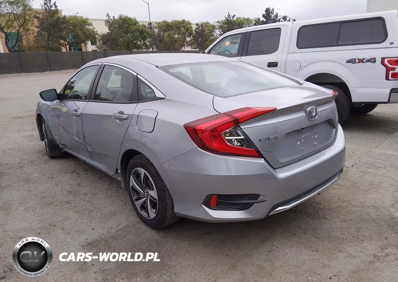 2019 Honda Civic Lx VIN:2HGFC2F60KH529120 - 3