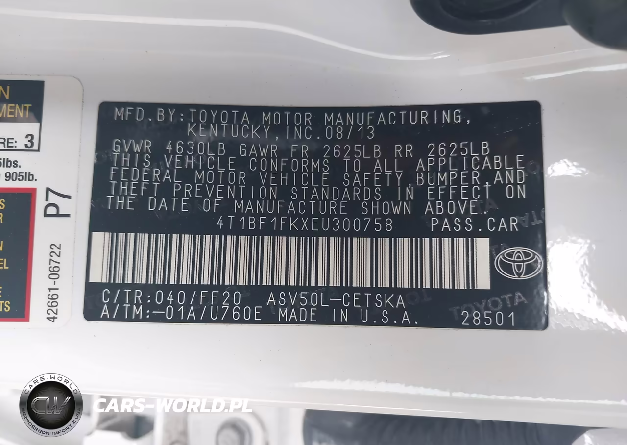 2014 Toyota Camry Se-Se Sport VIN:4T1BF1FKXEU300758 - 9