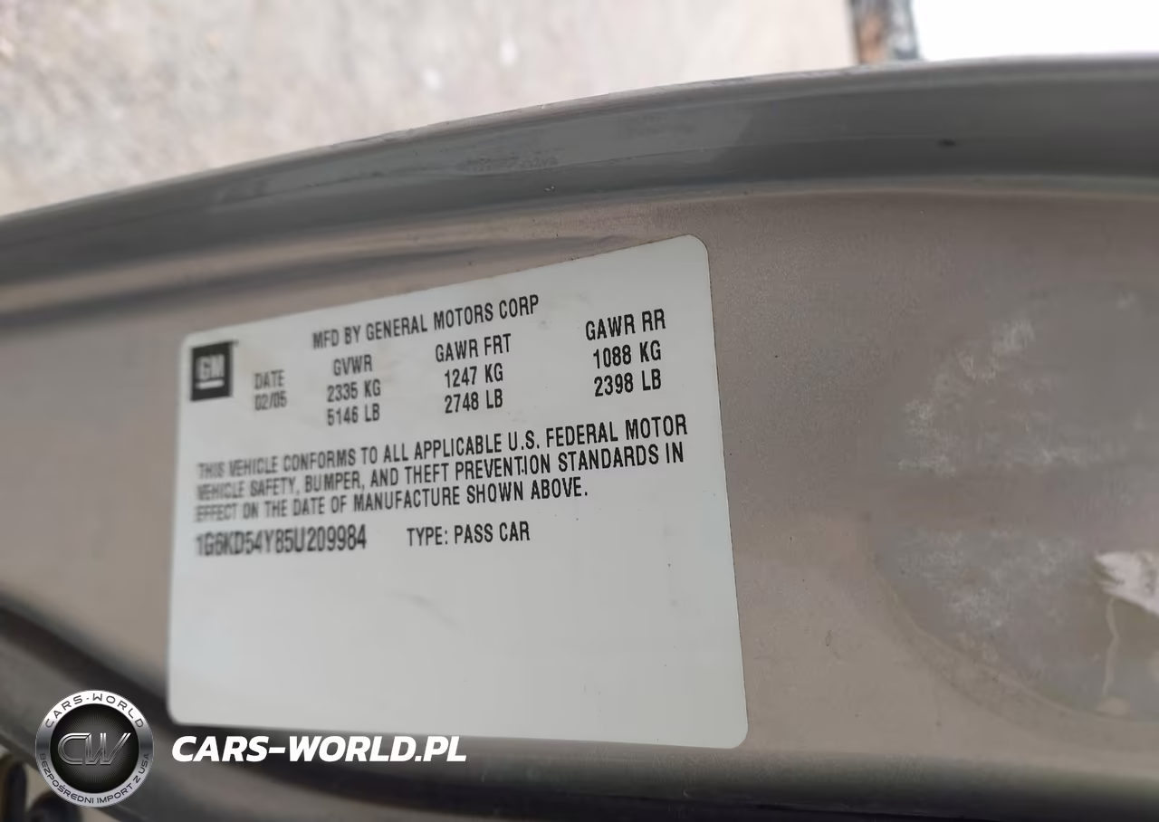 2005 Cadillac Deville Standard VIN:1G6KD54Y85U209984 - 9