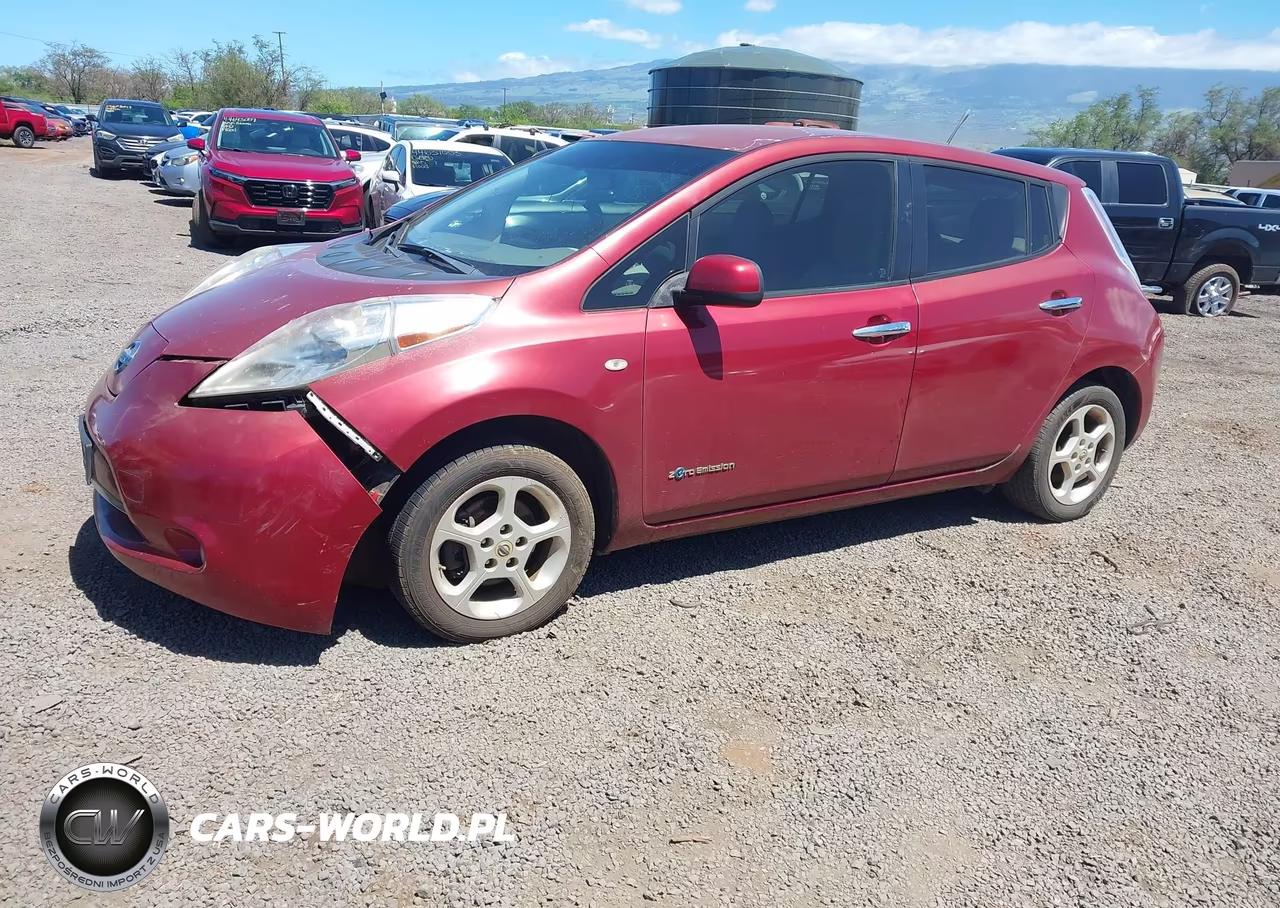 2011 Nissan Leaf Sl VIN:JN1AZ0CP6BT001614 - 2
