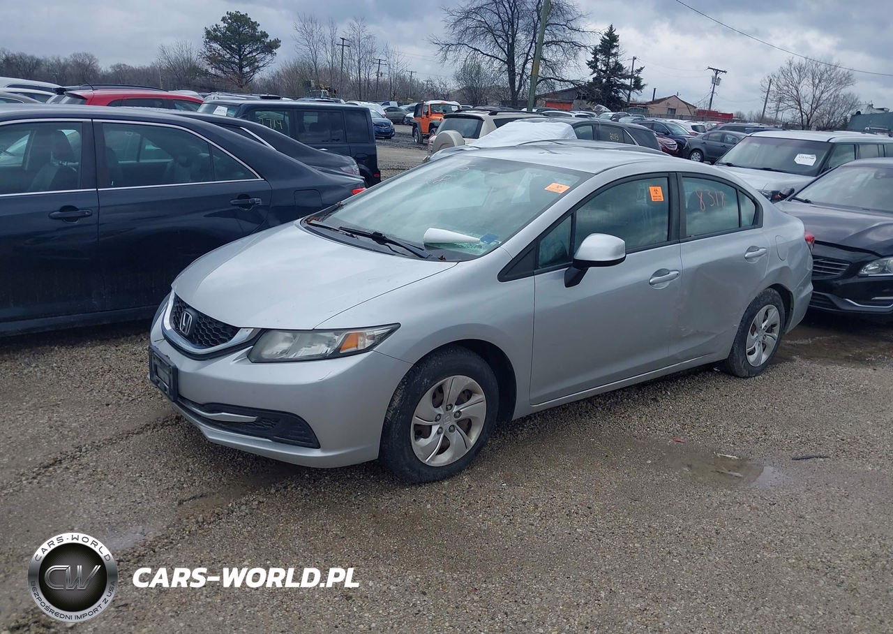 2013 Honda Civic Lx VIN:19XFB2F54DE094559 - 2