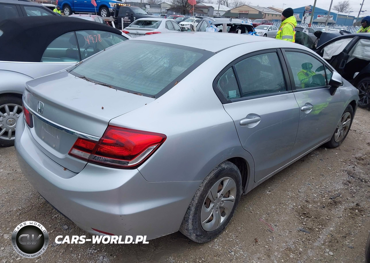 2013 Honda Civic Lx VIN:19XFB2F54DE094559 - 4