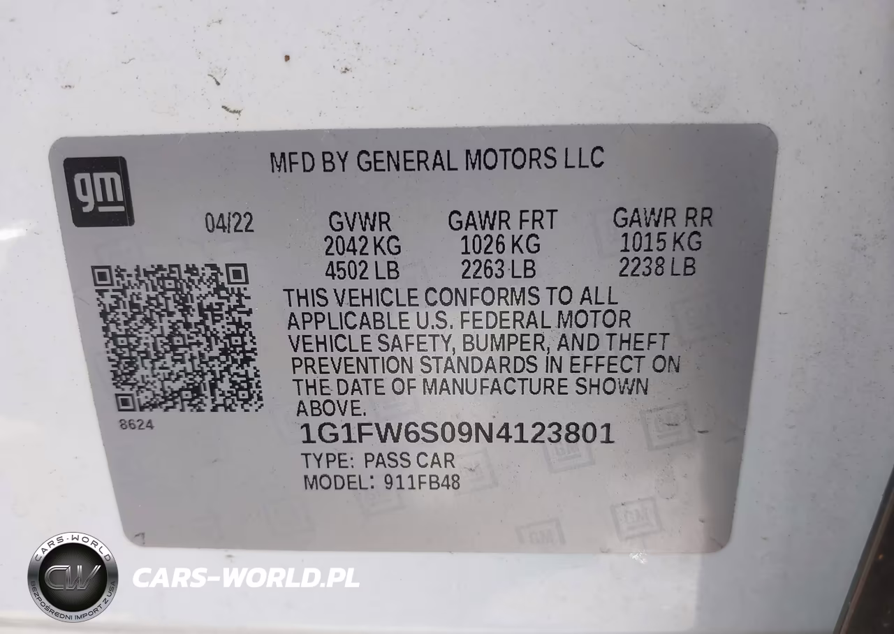 2022 Chevrolet Bolt Ev Fwd 1Lt VIN:1G1FW6S09N4123801 - 9